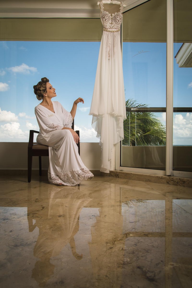 making of de noiva em cancun