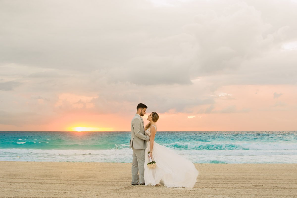 ensaio pós-casamento cancun destination wedding
