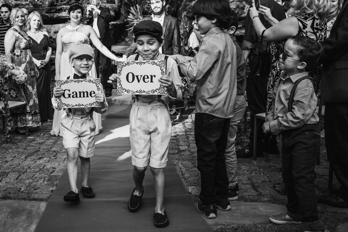 crianças no casamento em casa belo horizonte