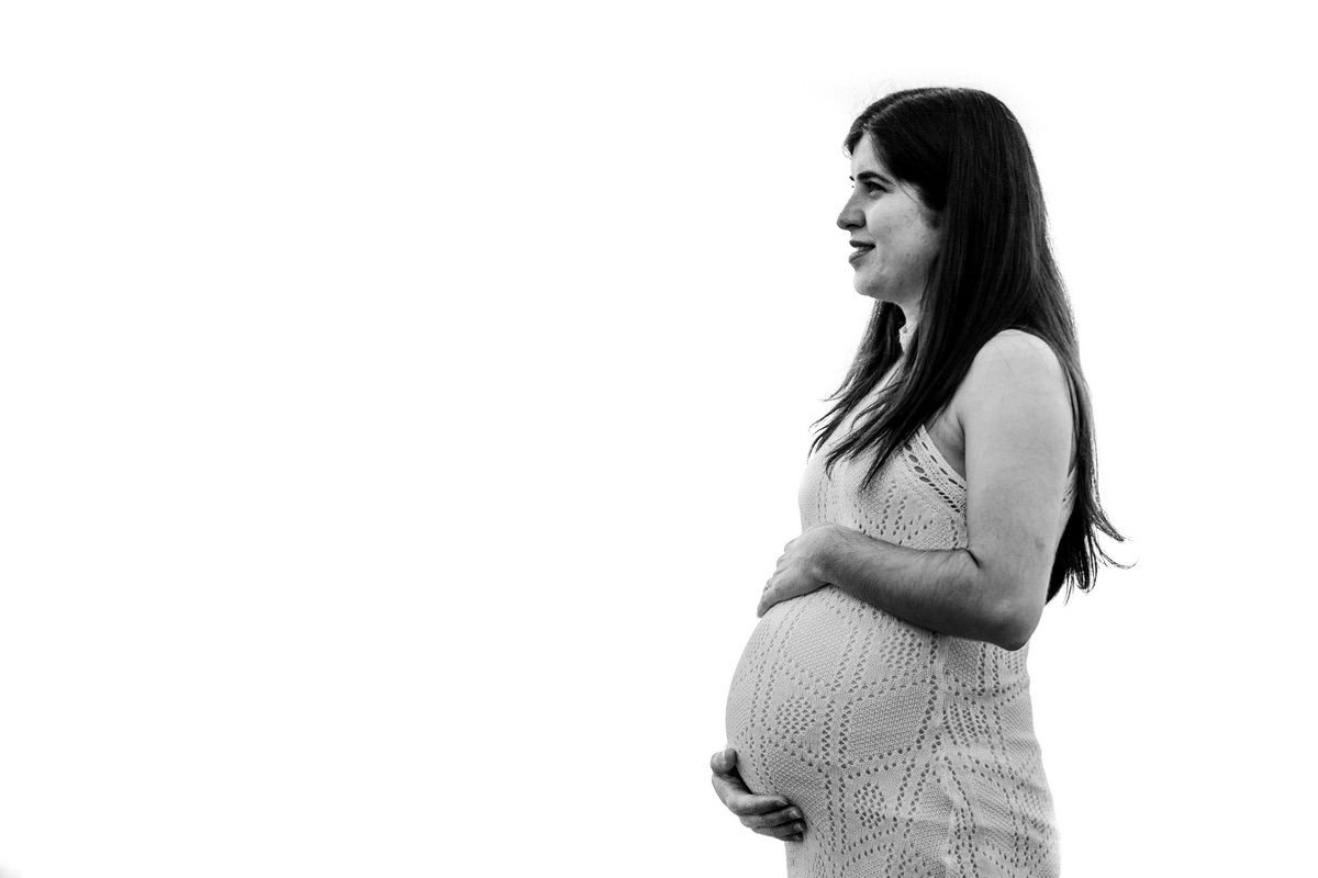 ensaio gestante no pôr-do-sol em belo horizonte fotografia de família