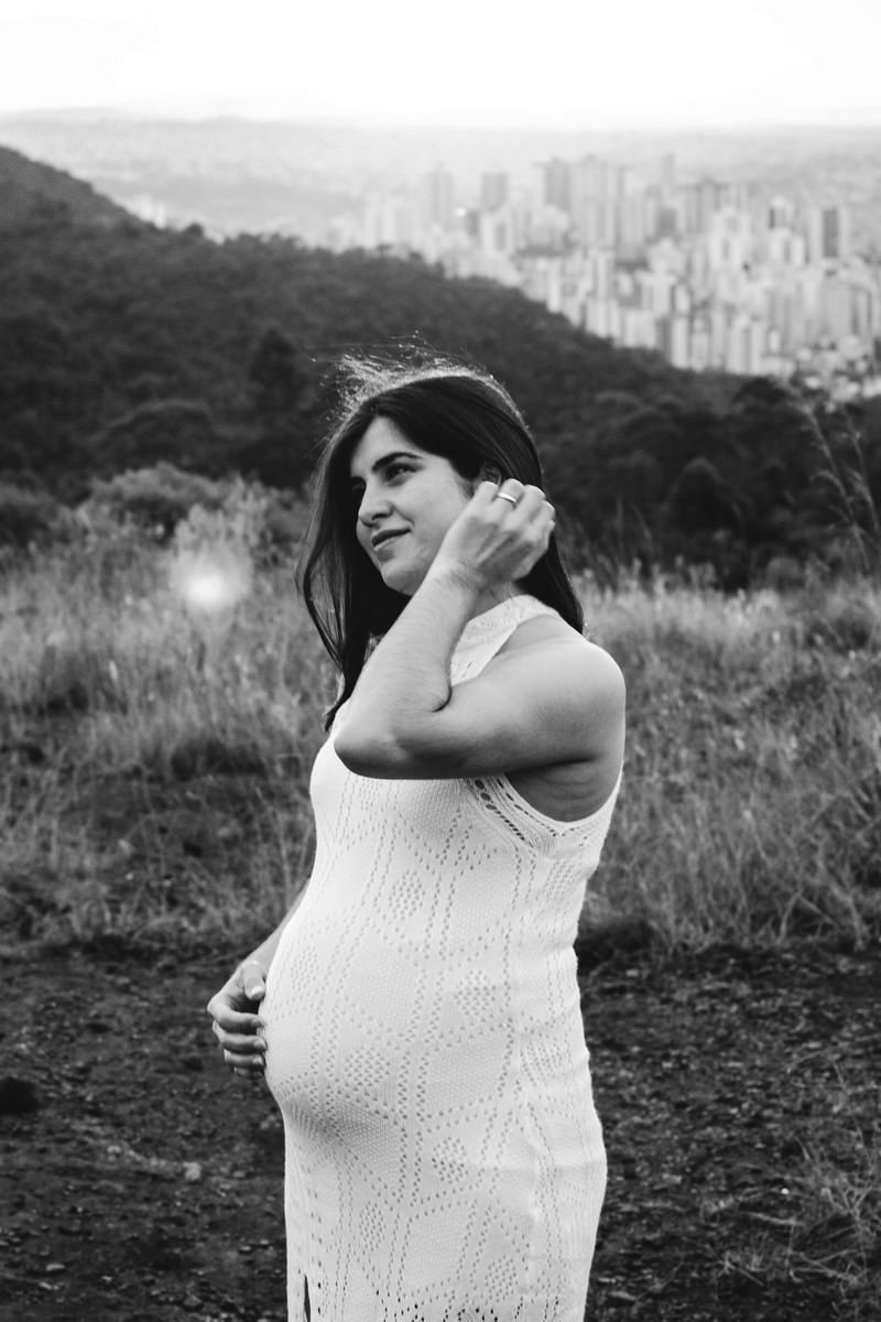 ensaio gestante no pôr-do-sol em belo horizonte fotografia de família