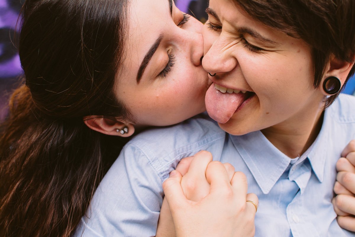 ensaio de casal lgbt gay lésbica fotografia de casamento